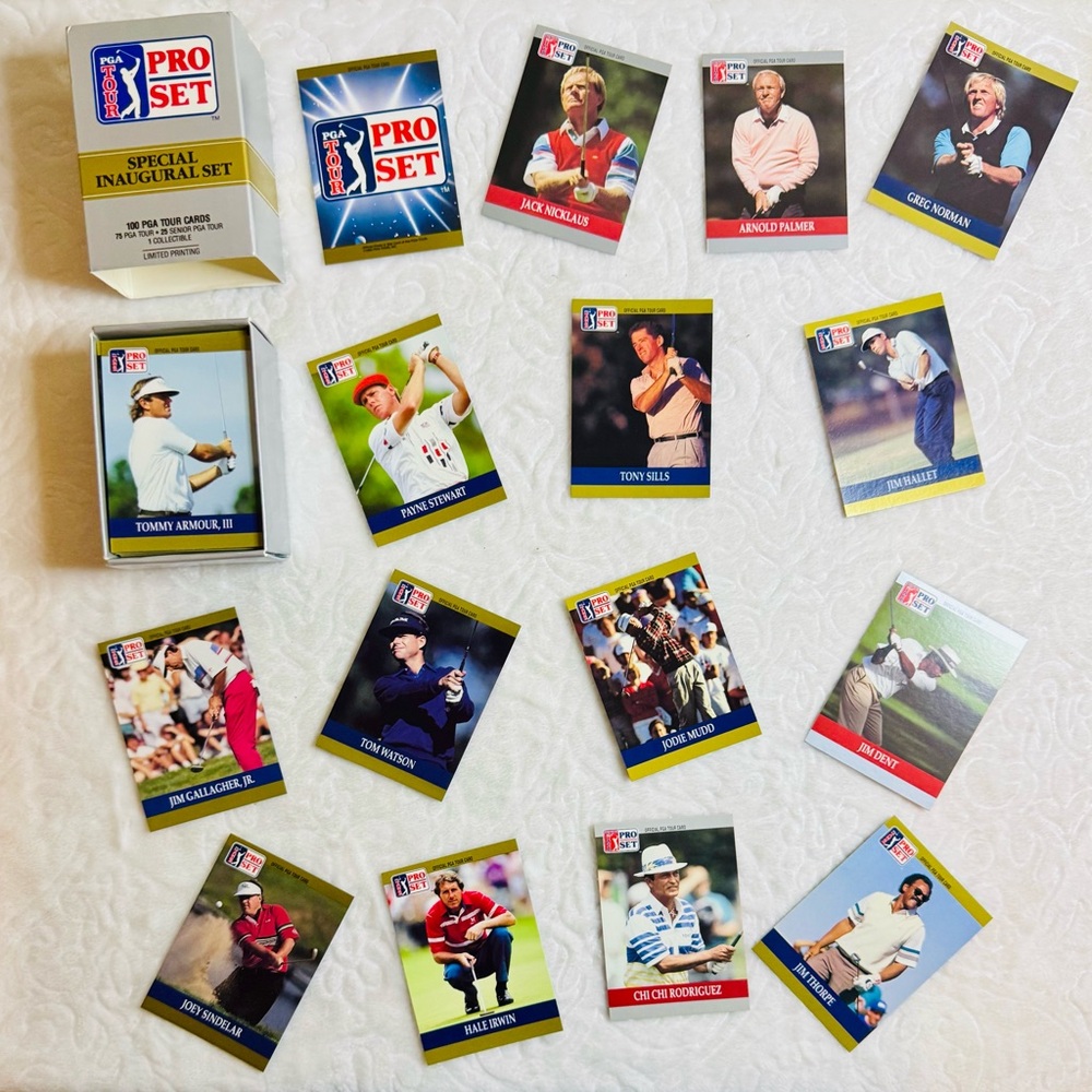 PGA Tour Special Inaugural Set of Pro Tour Cards (Limited Edition)